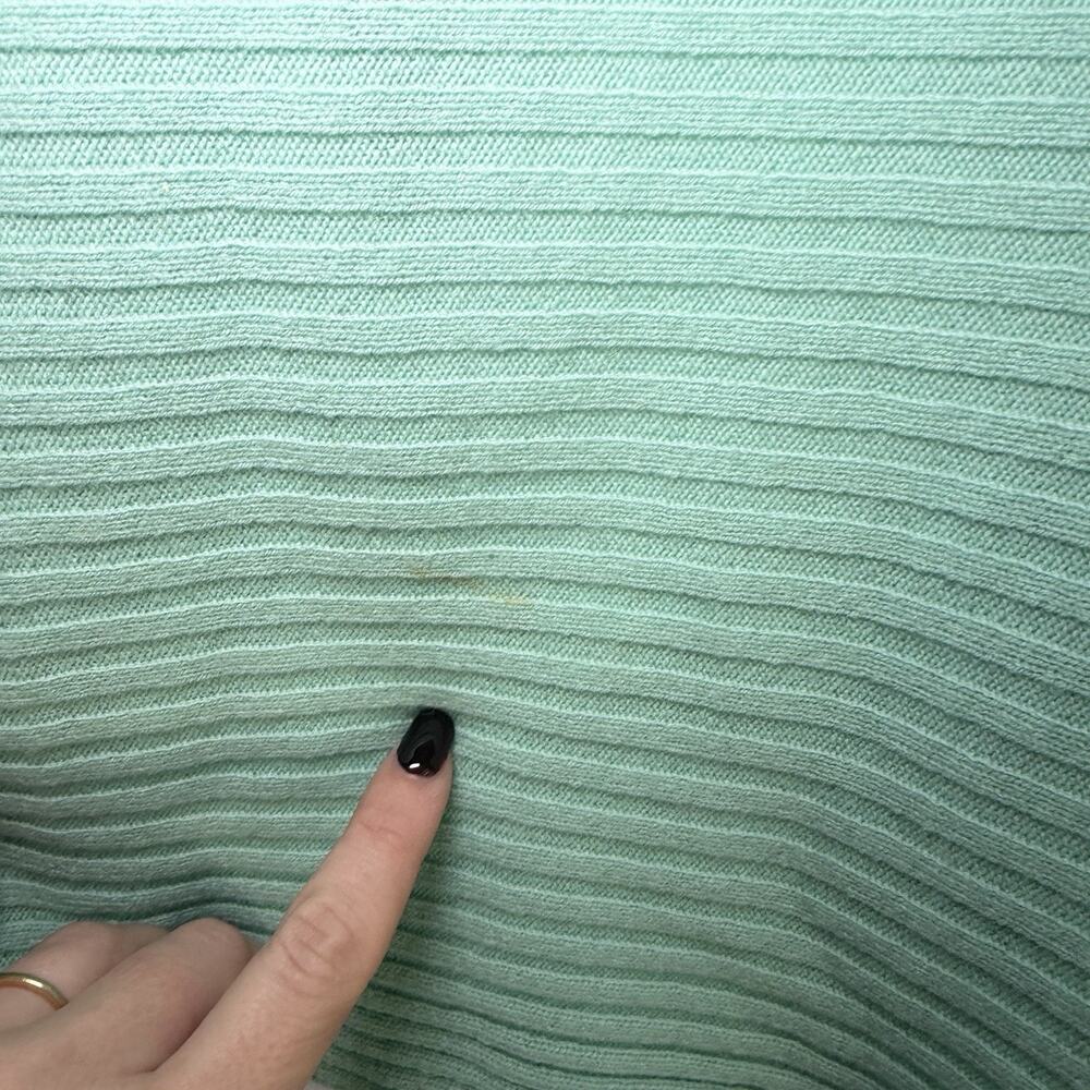 Autumn Cashmere Cardigan Sweater 100% Cashmere Light Blue Green size XS - Picture 8 of 10